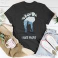 Funny Bigfoot I Hate People Unisex T-Shirt Unique Gifts