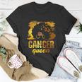 Funny Cancer Queen Afro Born In June 21 To July 22 Birthday Unisex T-Shirt Unique Gifts