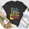 Funny Christian Bible Guitar Player Unisex T-Shirt Unique Gifts