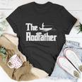 Funny Fishing For Fisherman Dad The Rodfather Unisex T-Shirt Unique Gifts