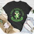 Funny I Just Really Like Frogs Ok Design Unisex T-Shirt Unique Gifts