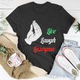 Funny Live Laugh Lasagna Tshirt Funny Lasagna Lovers Tshirt Unisex T-Shirt Unique Gifts