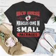 Funny Miracle Neonatal Intensive Care Unit Nicu Nurse Unisex T-Shirt Funny Gifts