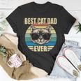 Funny Vintage Cat Daddy Tee Fathers Day Best Cat Dad Ever Unisex T-Shirt Unique Gifts