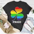 Gay Pride Cloverleaf Rainbow Tshirt Unisex T-Shirt Unique Gifts