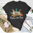 Happy Fall Yall Tshirt Gnome Leopard Pumpkin Autumn Gnomes T-Shirt Personalized Gifts