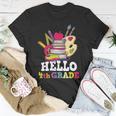 Hello 4Th Grade Back To School Shirt Funny Fourth Grade Gift Unisex T-Shirt Unique Gifts
