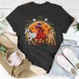 Horse Mummy Witch Pumpkin Halloween Horror For Horse Lovers Unisex T-Shirt Funny Gifts