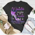 Hot Lips A Queen Was Born In December Happy Birthday To Me Men Women T-shirt Graphic Print Casual Unisex Tee Personalized Gifts