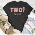 Ice Cream 2Nd Birthday Girl 2 Years Old Cute Matching Unisex T-Shirt Funny Gifts
