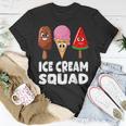 Ice Cream Squad Ice Cream Day Summer Party Family Kids Boys Unisex T-Shirt Funny Gifts