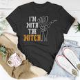 Im With The Witch Funny Couples Husband Halloween Costume Unisex T-Shirt Funny Gifts