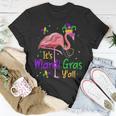 It S Mardi Gras Y All Flamingo Mardi Gras T-shirt Personalized Gifts