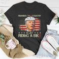 Joe Biden Falling Off Bike Running The Country Is Like Riding A Bike V2 Unisex T-Shirt Unique Gifts