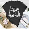 Just Married Ring Logo Unisex T-Shirt Unique Gifts