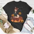 Kawaii Anime Halloween Black Cat | Sexy Anime Girl In Donut Unisex T-Shirt Funny Gifts