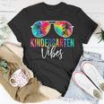 Kindergarten Vibes Tie Dye Teachers Students Back To School T-shirt Personalized Gifts