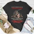 Knights TemplarShirt - Today I Whispered In The Devils Ear I Am A Child Of God A Man Of Faith A Warrior Of Christ I Am The Storm Unisex T-Shirt Funny Gifts