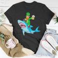 Leprechaun Riding Shark St Patricks Day Unisex T-Shirt Unique Gifts