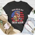 Make 4Th Of July Great Again Trump Ing Beer Patriotic Cool Gift Unisex T-Shirt Unique Gifts