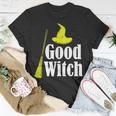 Mens Good Witch Witchcraft Halloween Blackcraft Devil Spiritual Unisex T-Shirt Funny Gifts