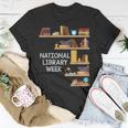 National Library Week Book Reading Library Day Librarian T-shirt Personalized Gifts