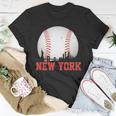 New York Skyline Baseball Sports Fan Unisex T-Shirt Unique Gifts