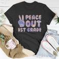 Peace Out 1St Grade 2022 Graduate Happy Last Day Of School Gift Unisex T-Shirt Unique Gifts