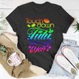 Pink Or Blue Touchdown Or Tutu We Love You Gender Reveal Gift Unisex T-Shirt Unique Gifts