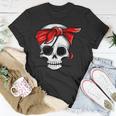 Pirate Dead With Eye Patch Red Bandana Halloween Diy Costume Unisex T-Shirt Funny Gifts