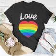 Pride Month Funny Rainbow Heart Gay And Lgbt Unisex T-Shirt Unique Gifts