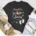 Promoted To Granny Est 2023 Floral First Time Granny T-Shirt Personalized Gifts