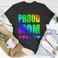 Proud Mom Gay Lesbian Lgbtq Pride Rainbow Mothers Day Gift V2 Unisex T-Shirt Unique Gifts