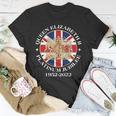 Queen Elizabeth Platinum Jubilee 1952 2022 70Th Anniversary Emblem Unisex T-Shirt Unique Gifts