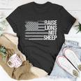 Raise Lions Not Sheep American Patriot Patriotic Lion Tshirt T-Shirt Personalized Gifts