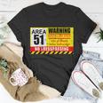 Restricted Area 51 No Trespassing Funny Unisex T-Shirt Unique Gifts