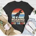 Roaring Into 3Rd Grade Dinosaur Back To School Unisex T-Shirt Unique Gifts