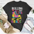 Rolling Into 5Th Grade Back To School First Day Of School Unisex T-Shirt Unique Gifts