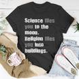 Science Flies You To The Moon Tshirt Unisex T-Shirt Unique Gifts