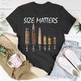 Size Matters Guns And Bullets Tshirt Unisex T-Shirt Unique Gifts