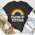Tacos N Titties Funny Lgbt Gay Pride Lesbian Lgbtq Unisex T-Shirt Unique Gifts