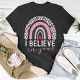 Test Day I Believe In You Rainbow Gifts Women Students Men V2 Unisex T-Shirt Funny Gifts