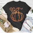 Thanksgiving Halloween Pumpkin Fall Autumn Plaid T-Shirt Personalized Gifts