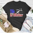 The Grillfather 4Th Of July Funny Grilling Bbq American Dad Unisex T-Shirt Unique Gifts