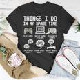 Things I Do In My Spare Time Gamer Video Game Gaming T-shirt Personalized Gifts