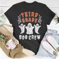 Third Grade Teacher Student Halloween Ghost Boo Crew T-shirt Personalized Gifts