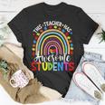 This Teacher Has Awesome Students Rainbow Autism Awareness Unisex T-Shirt Funny Gifts
