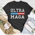 Ultra Mega Patriotic Trump 2024 Republicans American Flag Cute Gift Unisex T-Shirt Unique Gifts