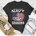 United States Vintage Navy With American Flag Grandma Gift Unisex T-Shirt Unique Gifts