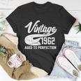 Vintage 1962 Aged To Perfection 60Th Birthday Unisex T-Shirt Unique Gifts